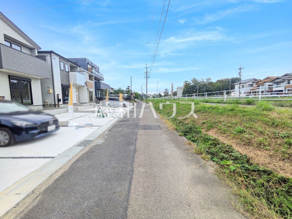 接道状況および現場風景　【春日井市柏井町７丁目】