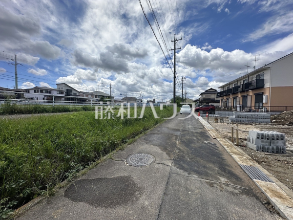 接道状況および現場風景　【春日井市柏井町７丁目】