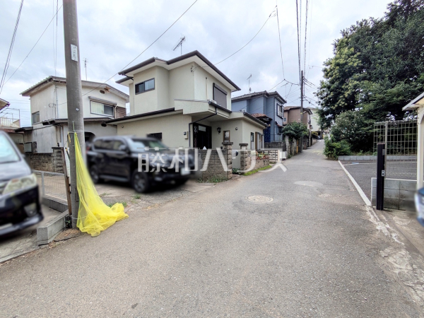 接道状況および現場風景　【所沢市大字牛沼】
