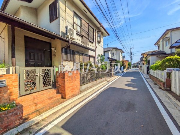 接道状況および現場風景　【立川市幸町５丁目】