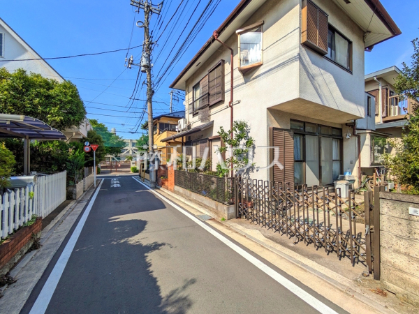 接道状況および現場風景　【立川市幸町５丁目】