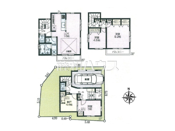 間取図　【板橋区前野町５丁目】