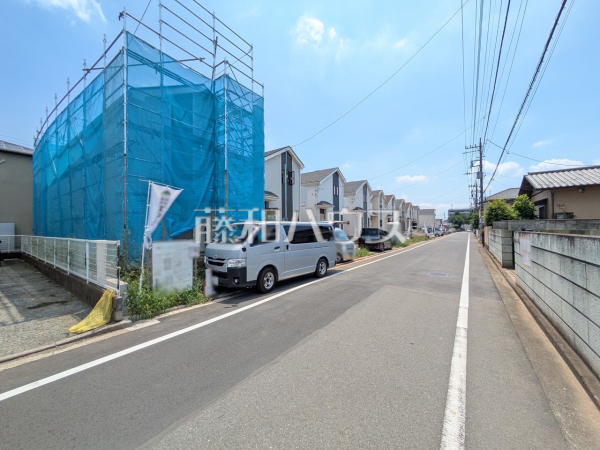 接道状況および現場風景　【立川市幸町５丁目】