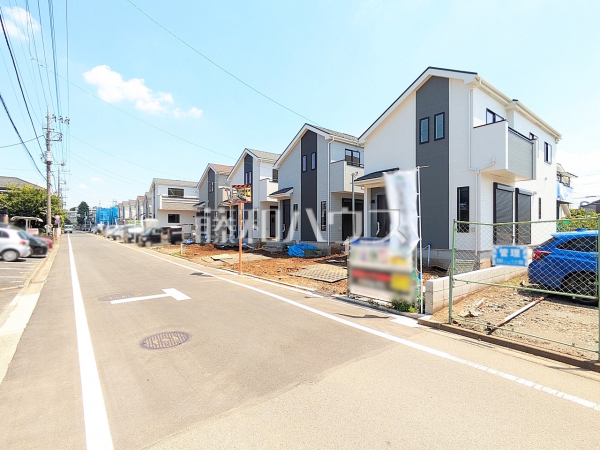 接道状況および現場風景　【立川市幸町５丁目】
