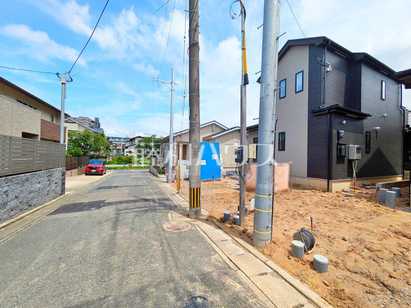 接道状況および現場風景 【福岡市城南区樋井川5丁目】 接道状況および現場風景 【福岡市城南区樋井川5丁目】