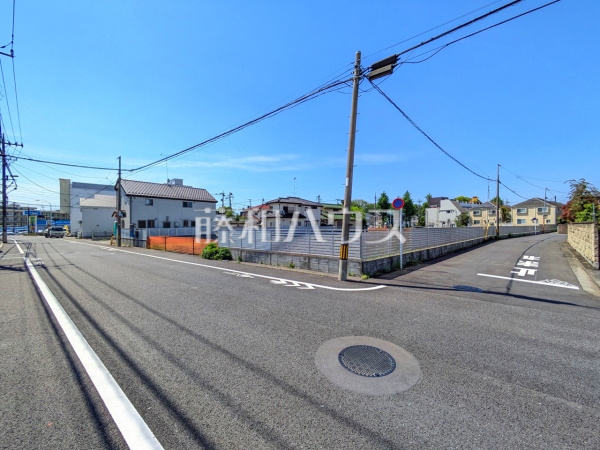 接道状況および現場風景　【立川市錦町５丁目】