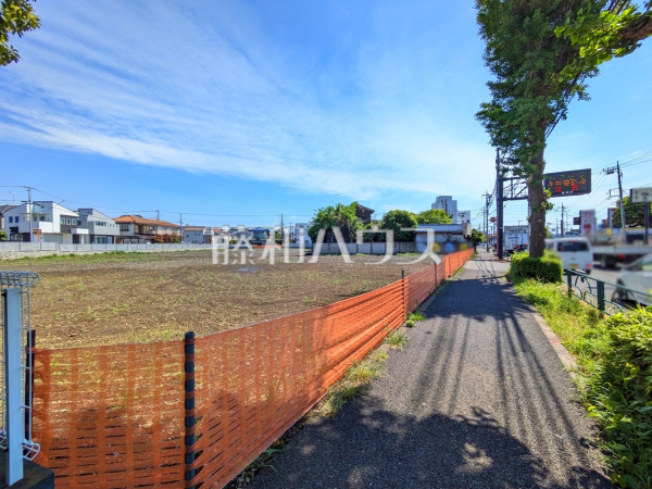 接道状況および現場風景　【立川市錦町５丁目】