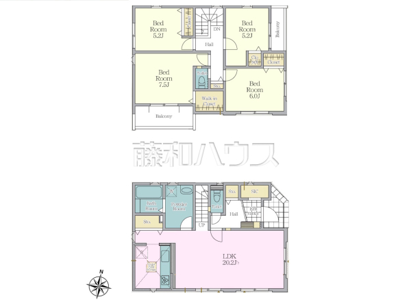間取図　【日野市百草】