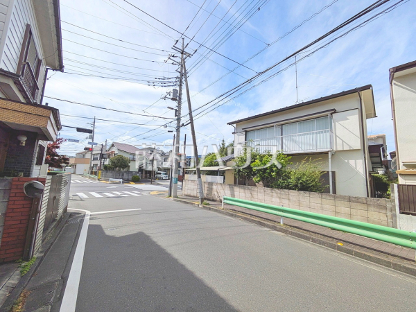 ≪接道状況（現況：古屋有）≫　【府中市是政１丁目】