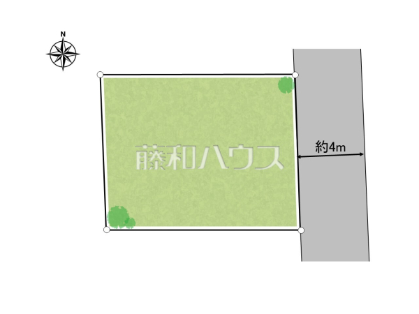 全体区画図　【小平市学園東町】