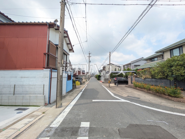 接道状況および現場風景　【名古屋市守山区白沢町】