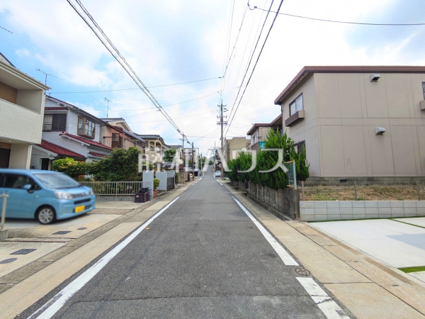 接道状況および現場風景　【名古屋市守山区白沢町】
