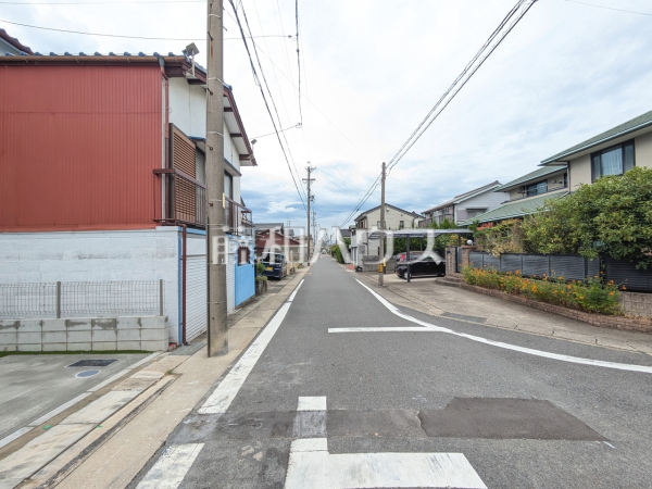 接道状況および現場風景　【名古屋市守山区白沢町】