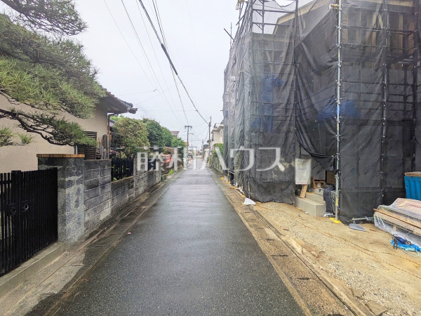 接道状況および現場風景　【福岡市博多区麦野２丁目】