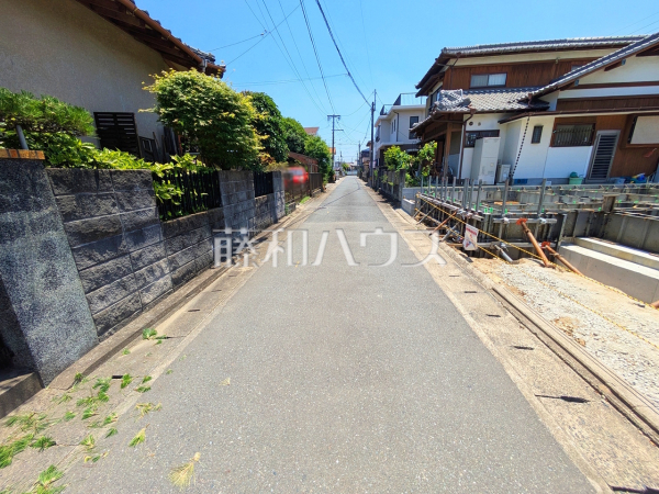 接道状況および現場風景　【福岡市博多区麦野２丁目】