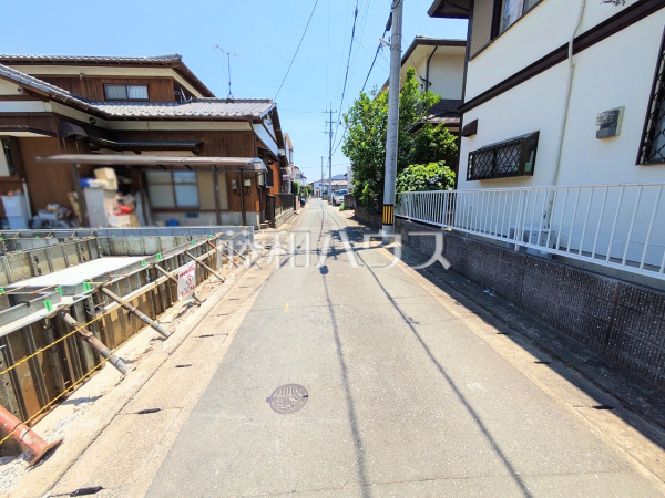 接道状況および現場風景　【福岡市博多区麦野２丁目】
