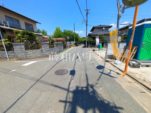 接道状況および現場風景　【福岡市博多区麦野２丁目】