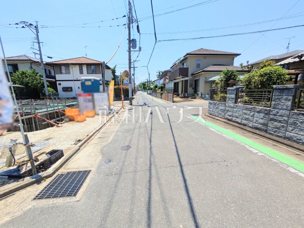 接道状況および現場風景　【福岡市博多区麦野２丁目】