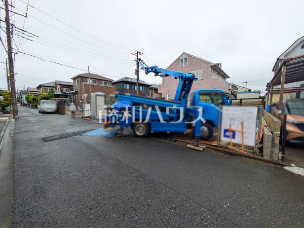 接道状況および現場風景　【東久留米市氷川台２丁目】