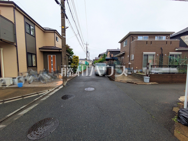接道状況および現場風景　【東久留米市氷川台２丁目】