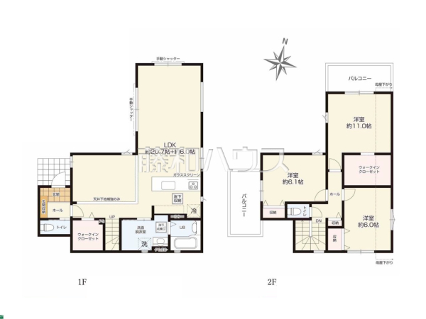 間取図　【八王子市長沼町】