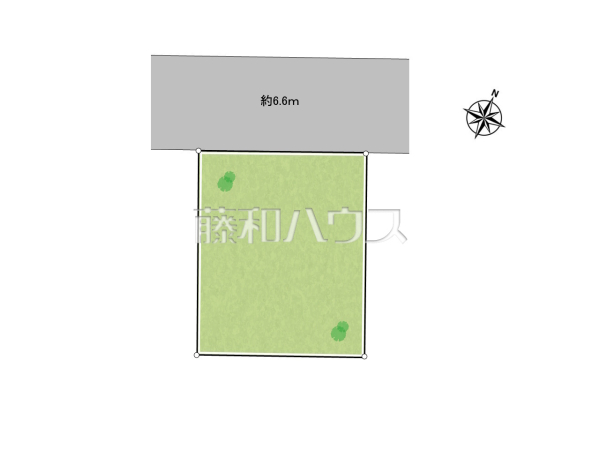 全体区画図　【八王子市長沼町】