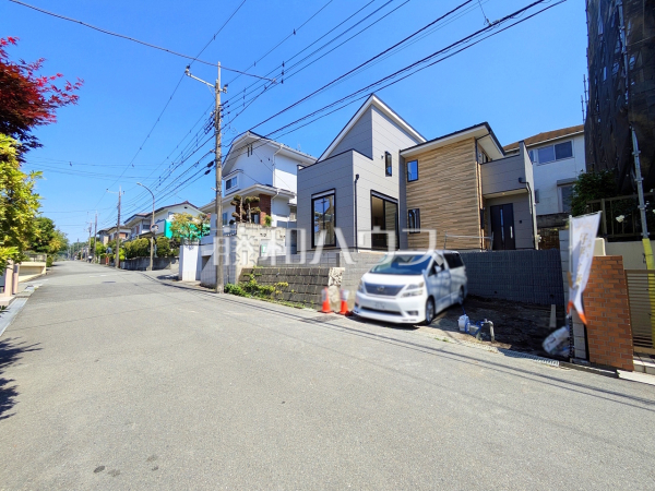 接道状況および現場風景　【八王子市長沼町】