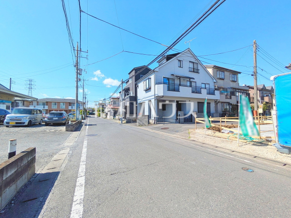 接道状況および現場風景　【志木市下宗岡４丁目】