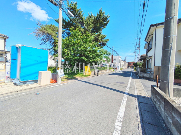 接道状況および現場風景　【志木市下宗岡４丁目】