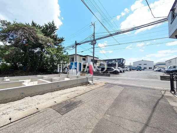 接道状況および現場風景　【志木市下宗岡４丁目】