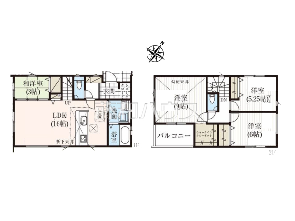 間取図　【志木市下宗岡４丁目】