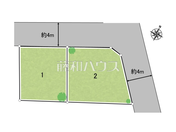 全体区画図　【西東京市ひばりが丘北２丁目】