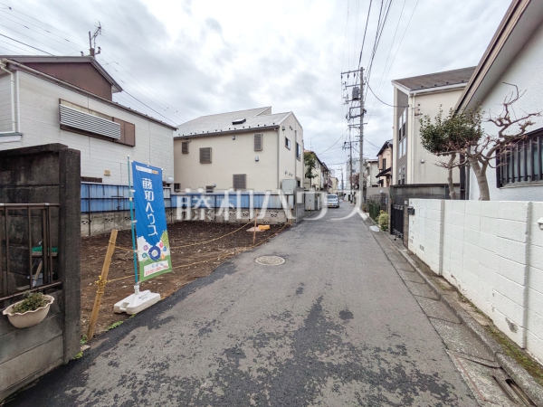 接道状況および現場風景　【杉並区宮前３丁目】