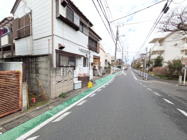 接道状況および現場風景　【杉並区宮前３丁目】