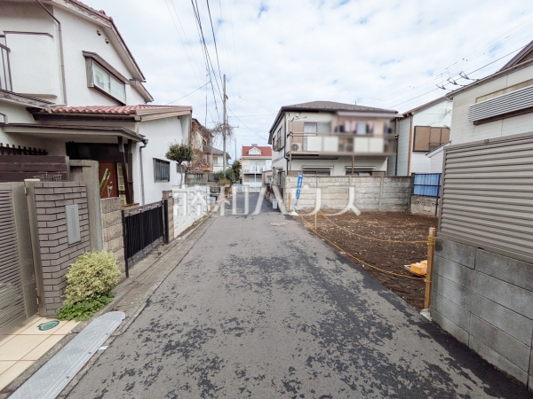 接道状況および現場風景　【杉並区宮前３丁目】