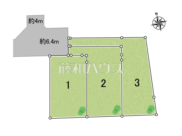 全体区画図　【小金井市中町１丁目】