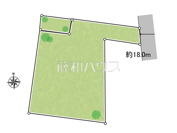 全体区画図　【府中市若松町４丁目】