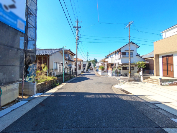 接道状況および現場風景　【名古屋市守山区深沢２丁目】