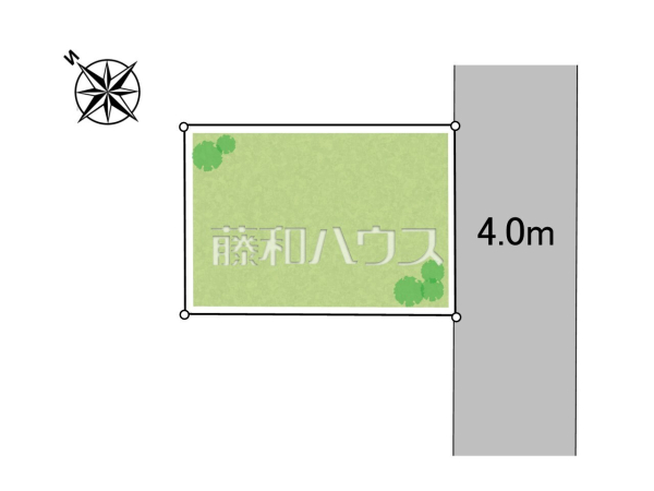 全体区画図　【八王子市明神町２丁目】