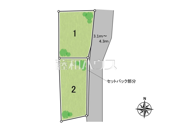 全体区画図　【南城市玉城字親慶原】
