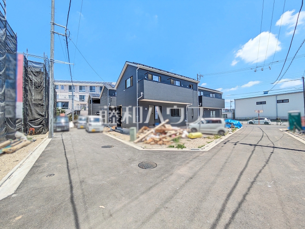 接道状況および現場風景　【武蔵村山市中原４丁目】