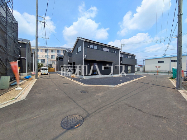 接道状況および現場風景　【武蔵村山市中原４丁目】