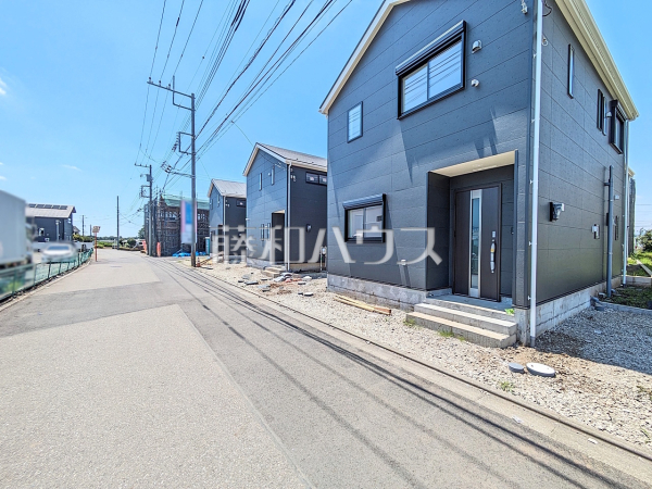 接道状況および現場風景　【武蔵村山市中原４丁目】