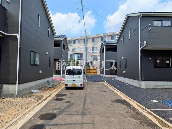 接道状況および現場風景　【武蔵村山市中原４丁目】