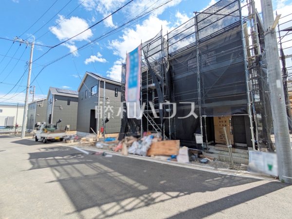 接道状況および現場風景　【武蔵村山市中原４丁目】