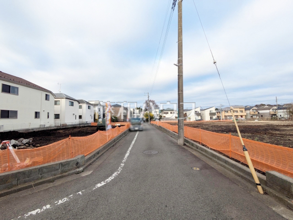 接道状況および現場風景　【調布市東つつじケ丘３丁目】