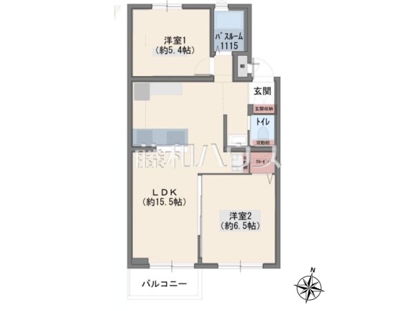 間取図　【東海第2狛江マンション】