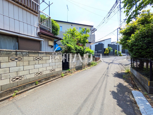 接道状況および現場風景　【志木市柏町１丁目】
