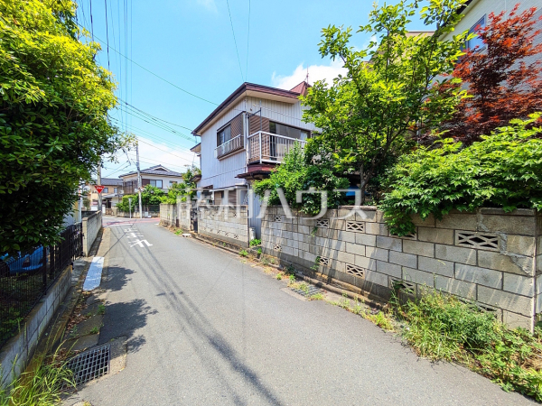 接道状況および現場風景　【志木市柏町１丁目】
