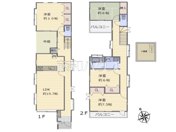 間取図　【東村山市久米川町１丁目】